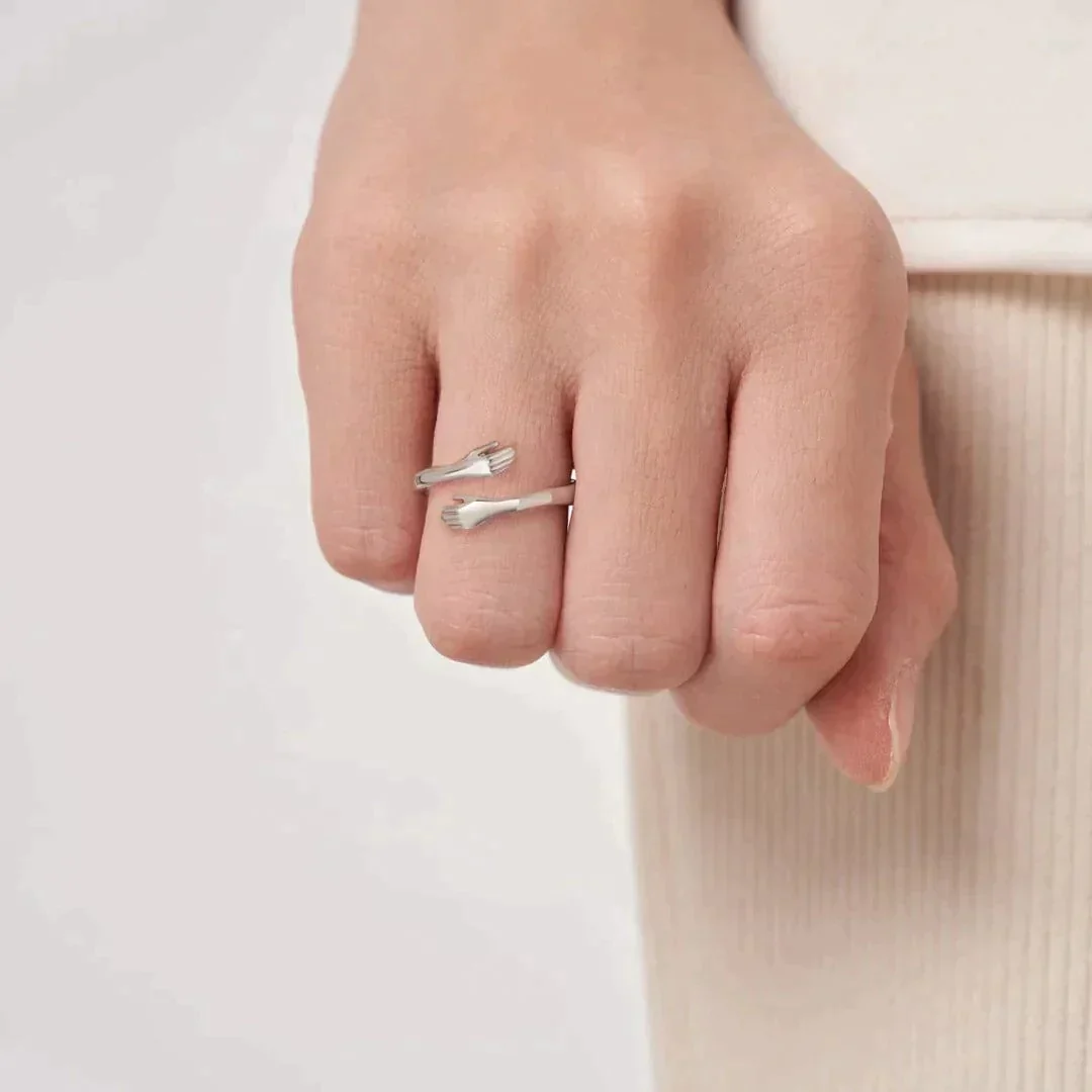 Couple Hug Ring
